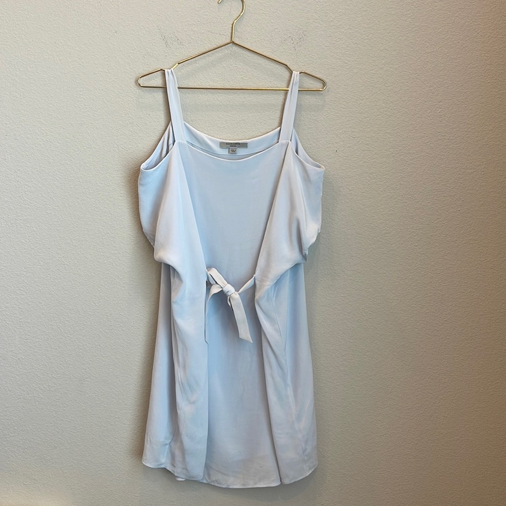 All Saints Rae Cold Shoulder Dress Size Medium - Picture 2 of 10